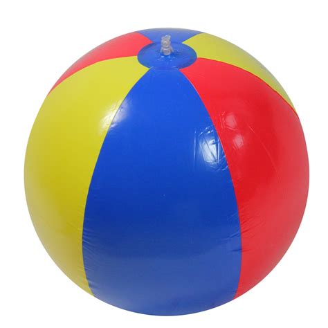 Swim Central 46 Red And Blue Classic 6 Panel Inflatable Beach Ball