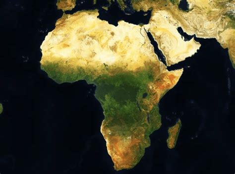 Digitalglobe Releases High Resolution Map Of Africa Earth Imaging