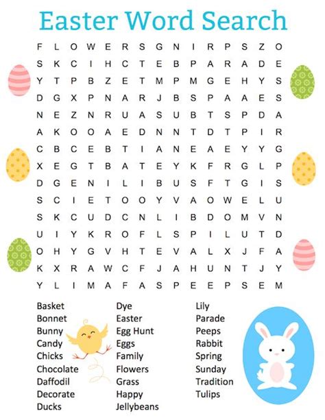 Easter, spring holidays, printable word puzzles, printable worksheets, crossword puzzles, elementary education, ell, primary, free educational resources created date: Printable Easter Word Search Puzzle | Easter printables ...