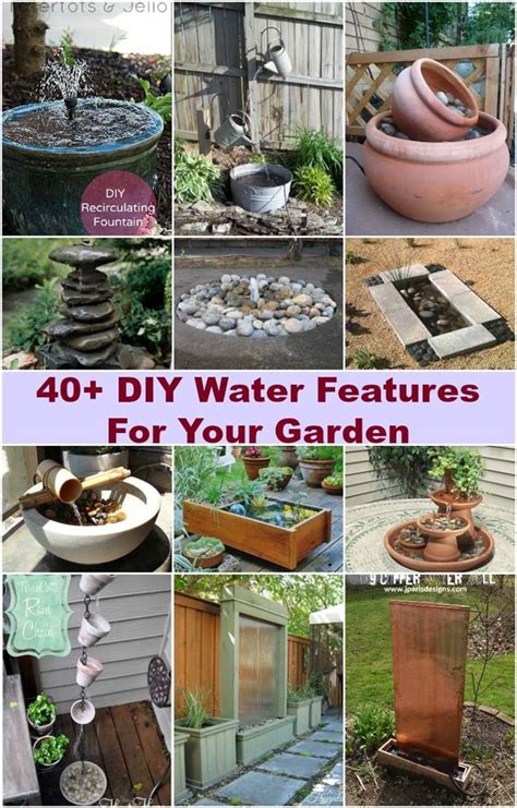 40 Creative Diy Water Features For Your Garden