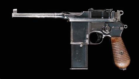 A Mauser 763mm M712 Schnellfeuer Semi Full Automatic Pistol No 34046