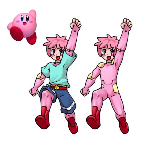 Kirby Human By Ominous Artist On Deviantart