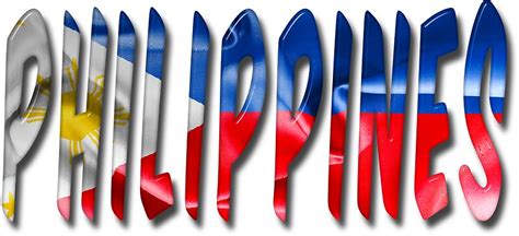 Philippines Word With Flag Texture Stickers By Markuk97 Redbubble