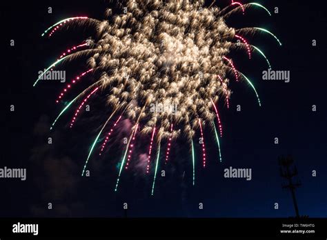 Independence Day Fireworks, Worthington, Ohio Stock Photo - Alamy