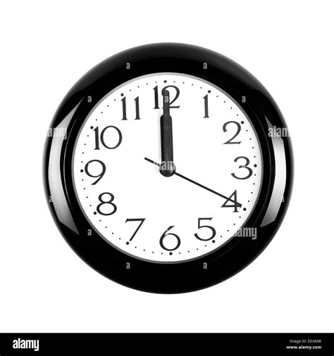 Clock Vector Black And White Stock Photos And Images Alamy