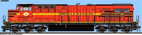 Ns Es44ac 8114 Old Norfolk Southern Herald By Staall0043 On Deviantart