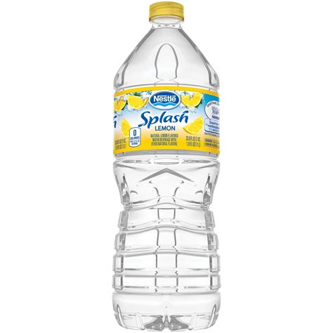 Nestle Splash Water Beverage With Natural Fruit Flavor Lemon Flavor