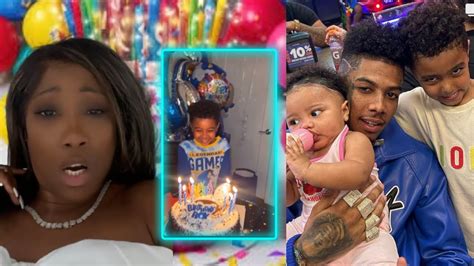 Blueface Mom Not Invited To Blueface Son Birthday Party ‼️ Youtube