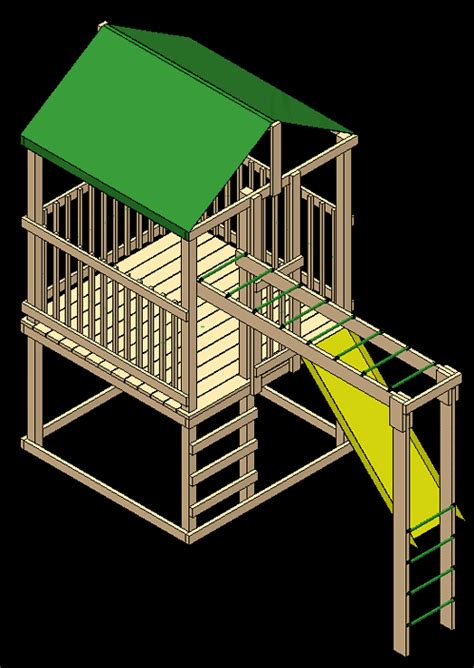 Diy Playset Plans For Outdoors Complete Blueprints