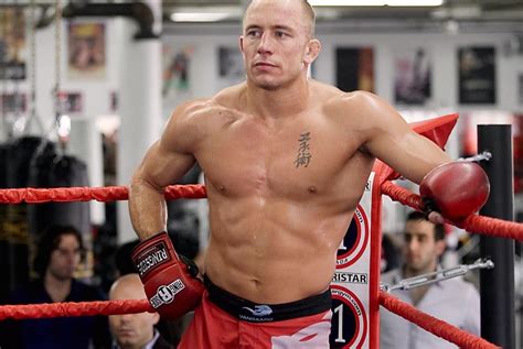 Georges St Pierre Disappointed White Wont Let Him Fight De La Hoya