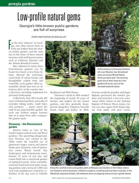 Georgia Magazine June 2014 34 Public Garden Georgia Fort Valley
