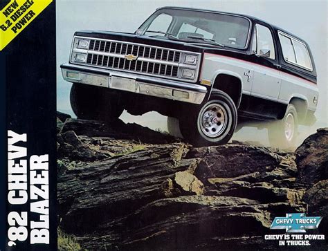 1982 Chevrolet And Gmc Truck Brochures 1982 Chevy Blazer 01