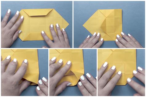 Origami Envelope Box Step By Step Instructions Paper Kawaii