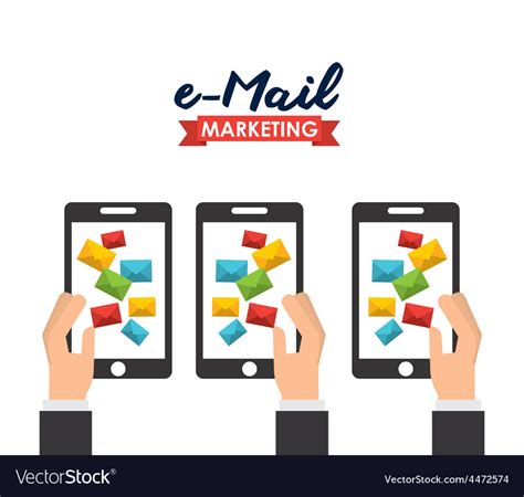 E Mail Concept Royalty Free Vector Image Vectorstock