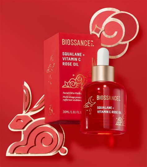 Biossance Lunar New Year Edition Squalane Vitamin C Rose Oil 30ml