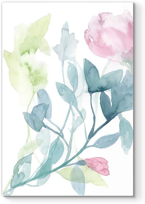 Amazon Com Renditions Gallery Canvas Prints Wall Art Peony In Light I Gallery Wrapped