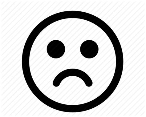 Smiley Sad Face Icon Png Transparent Background Free Download 4288