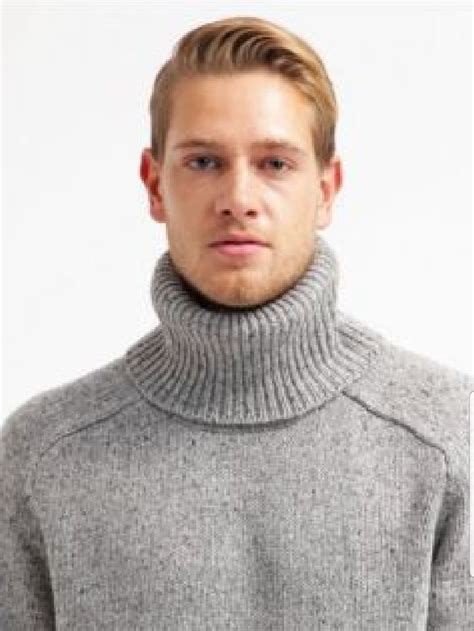 Ragdan Knitwear Men Turtleneck Sweater Mens Turtle Neck