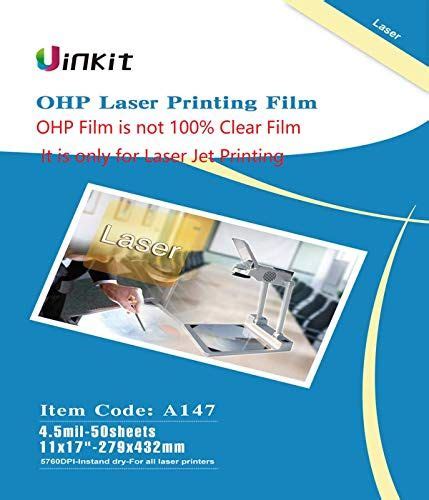 Ohp Film Overhead Projector Film 11x17 For Laser Jet Printer And