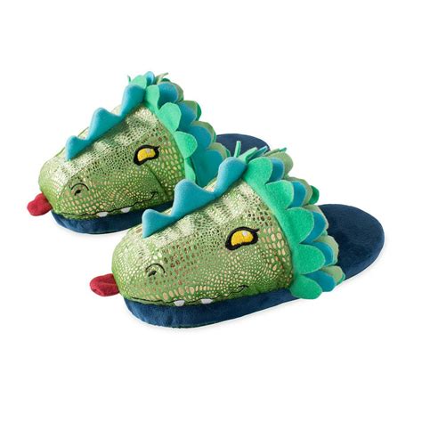 Hearthsong Kids Led Light Up Dragon Slippers