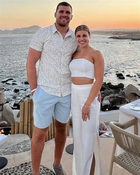 news and report daily steelers t j watt marries dani rhodes in mexico wedding