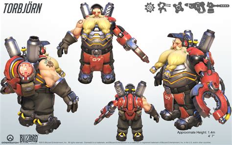 Keep in mind torbjorn himself isn't too strong by himself but he can do a bit of damage. Torbjorn overwatch | overwatch | Pinterest | Character ...