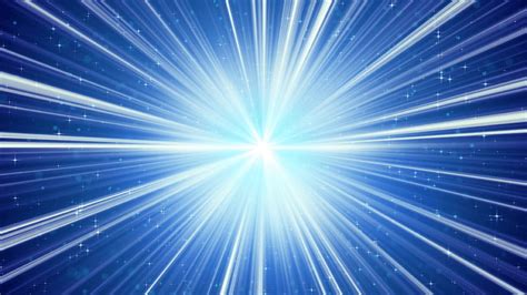Blue Shining Light Rays And Stars Loopable Backgrounds Star Shine