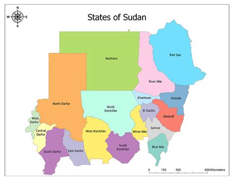 States Of Sudan Mappr