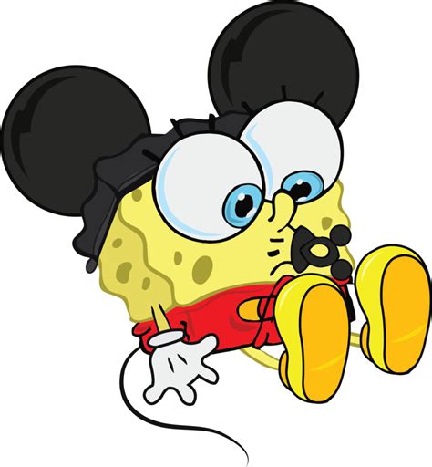 Baby Spongebobmickey Mouse Collab By Majoura On Deviantart Imagenes