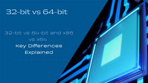32 Bit Vs 64 Bit And X86 Vs X64 Key Differences Explained