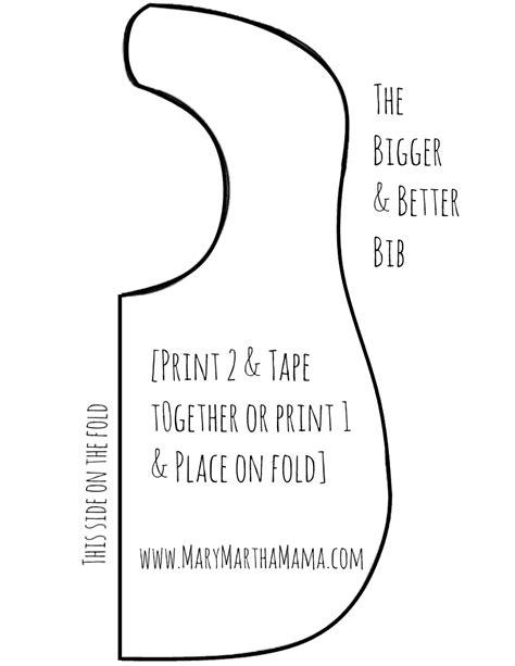 The Better Bib Pattern Mary Martha Mama