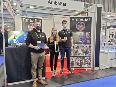 AmbaSat at Space Tech Expo in Bremen, Germany. November 2021 – AmbaSat