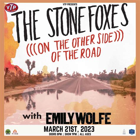 The Stone Foxes Emily Wolfe Tickets At Volcanic Theater Pub In Bend By Volcanic Theatre Pub Tixr