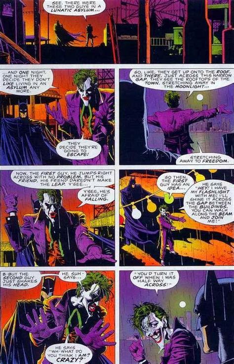 batman se ríe terminando the killing joke porque escucha este chiste [imagen del cómic