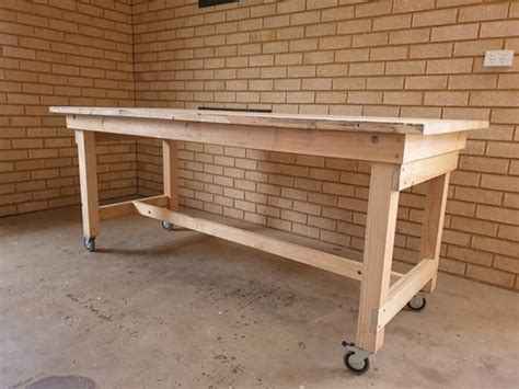 Folding Work Bench Wall Mountable Build Plans Imperial Us Etsy