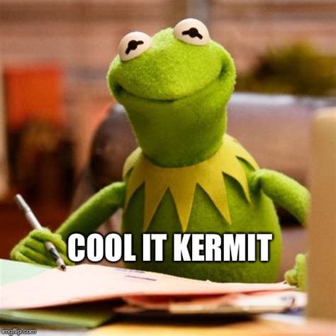 Cool It Kermit Imgflip
