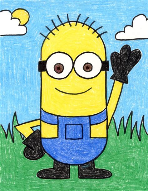 Simple Easy Methods To Draw A Minion Tutorial And Minion Coloring Web