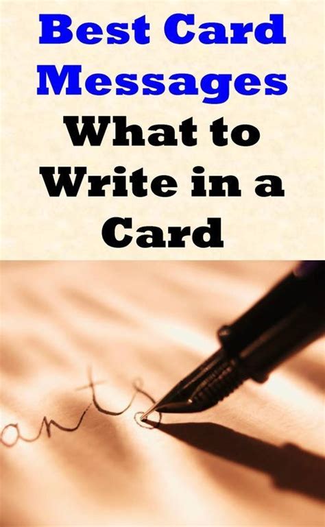What To Write In A Greeting Card When You Dont Know What To Say Card