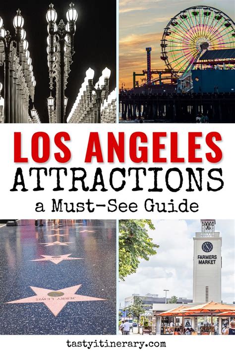 The Las Angeles Attractions Guide With Text Overlay