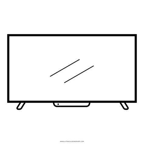 Television Clipart Coloring Television Coloring Transparent Free For
