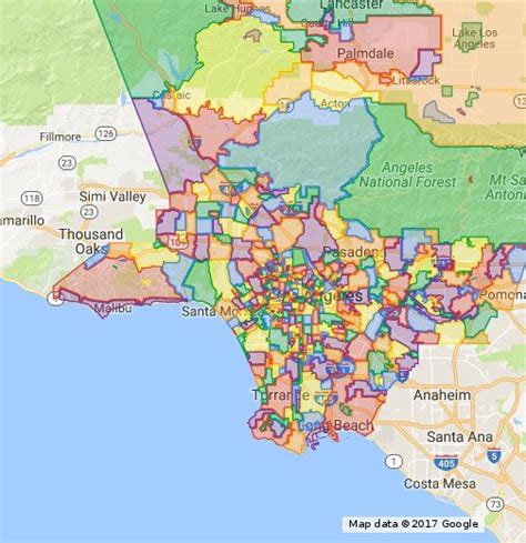 A Map Of Los Angeles Neighborhoods And Los Angeles County Communities