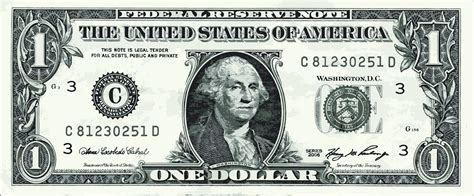 One Dollar Bill Png Transparent One Dollar Billpng Images Pluspng