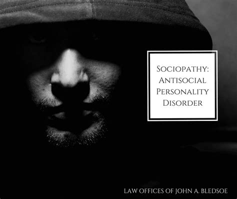 Sociopathy Or Antisocial Personality Disorder California Divorce Lawyer