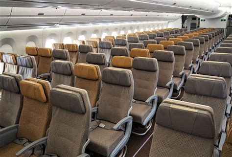 Airbus A350 900 Singapore Airlines Cabin Interior Economy Class