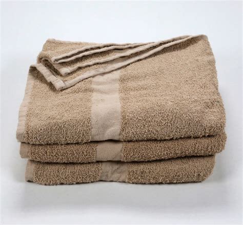 22x48 Tan Wholesale Bath Towel Texon Athletic Towel