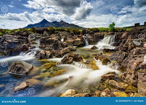 Fairy Tale Landscape The Sligachan Waterfalls Isle Of Skye Scotland
