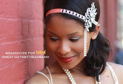 Great Gatsby Headband By Brandhyze For Mood Fabrics Blog Headpiece Diy