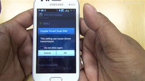 How To Use Smart Dual Sim Feature On Samsung Smartphones Full Hd Youtube