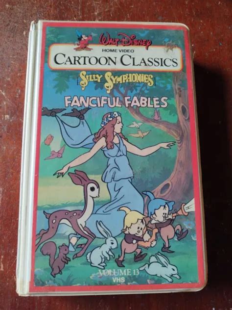 Walt Disney Classics Silly Symphonies Fanciful Fables Vhs Clamshell