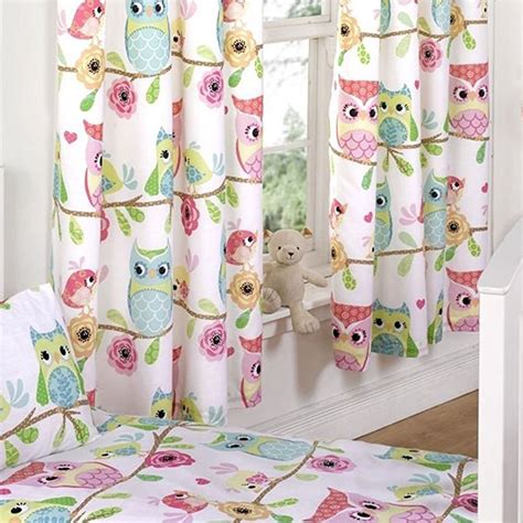 Girls Bedroom Curtains 66 X 72 Unicorns Stripes Flamingos Stars